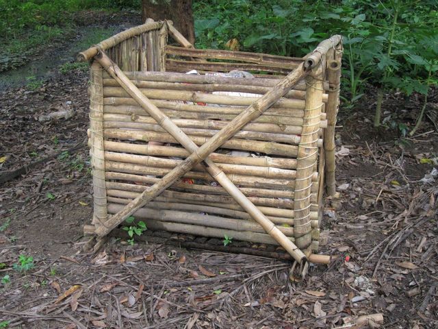 17 bamboo dumpster