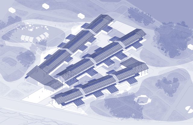 drawing Flooded isometric